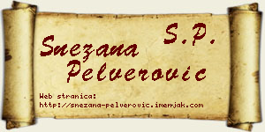Snežana Pelverović vizit kartica